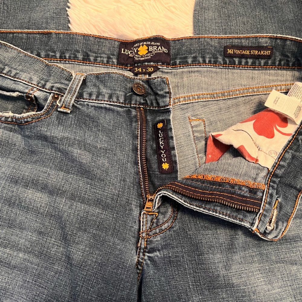 Lucky Brand Men's Straight Jeans - Blue